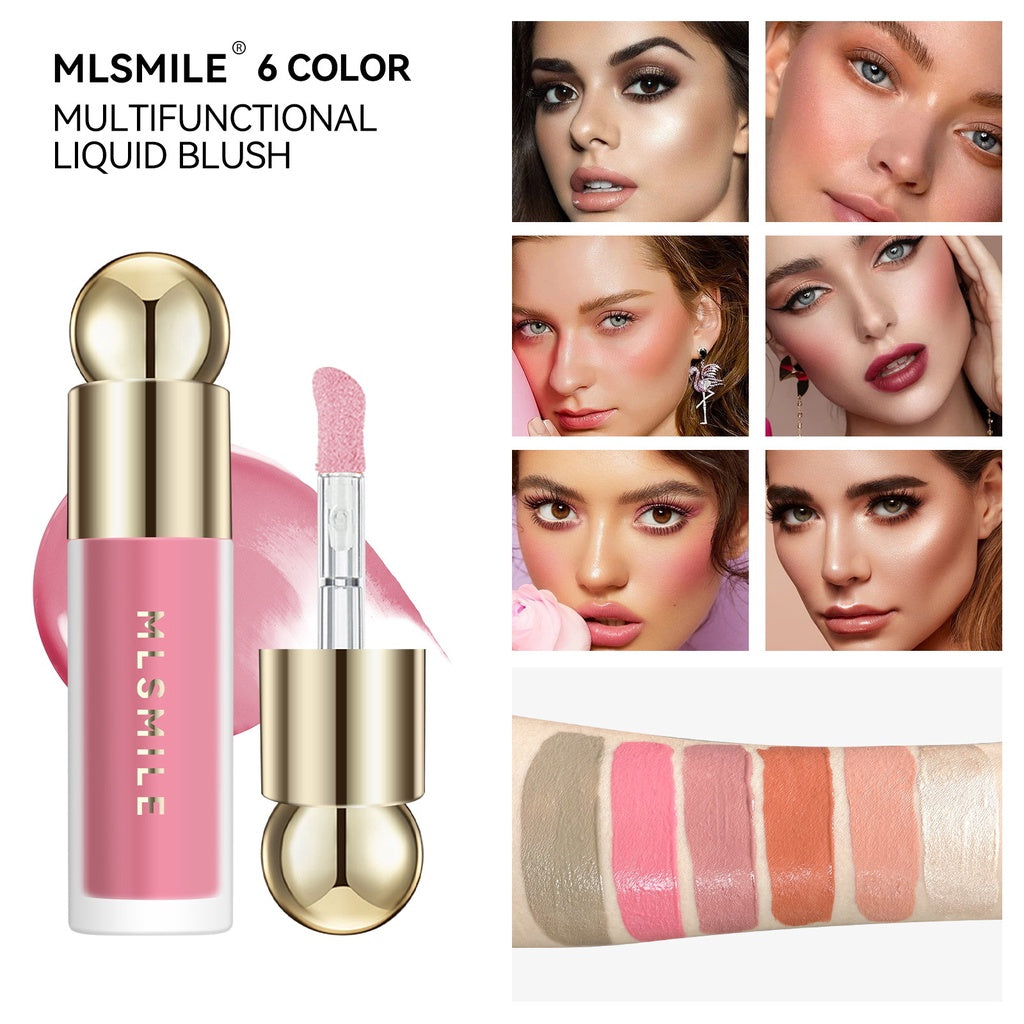 Liquid Blush Moisturize Water Proof Not Easy To Fade Highlighter Eye Shadow Contouring Nature Blush