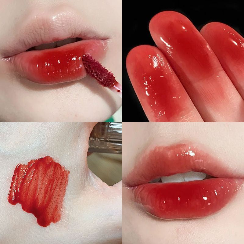 Hexagon Mirror Surface Lip Gloss Moisturize Moisturizing Water Proof Not Easy To Fade Lipstick