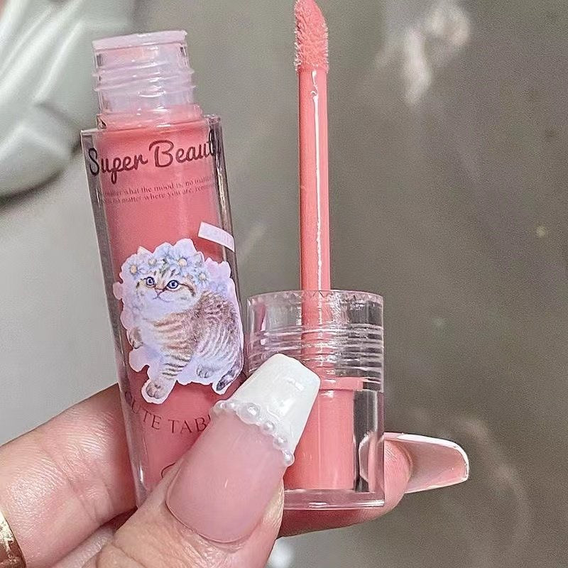 Cappuvini Cat Lip Gloss Lip Essence Lip Glaze Lip Oil Protection Mirror Surface Moisturize Moisturizing Water Proof Lipstick