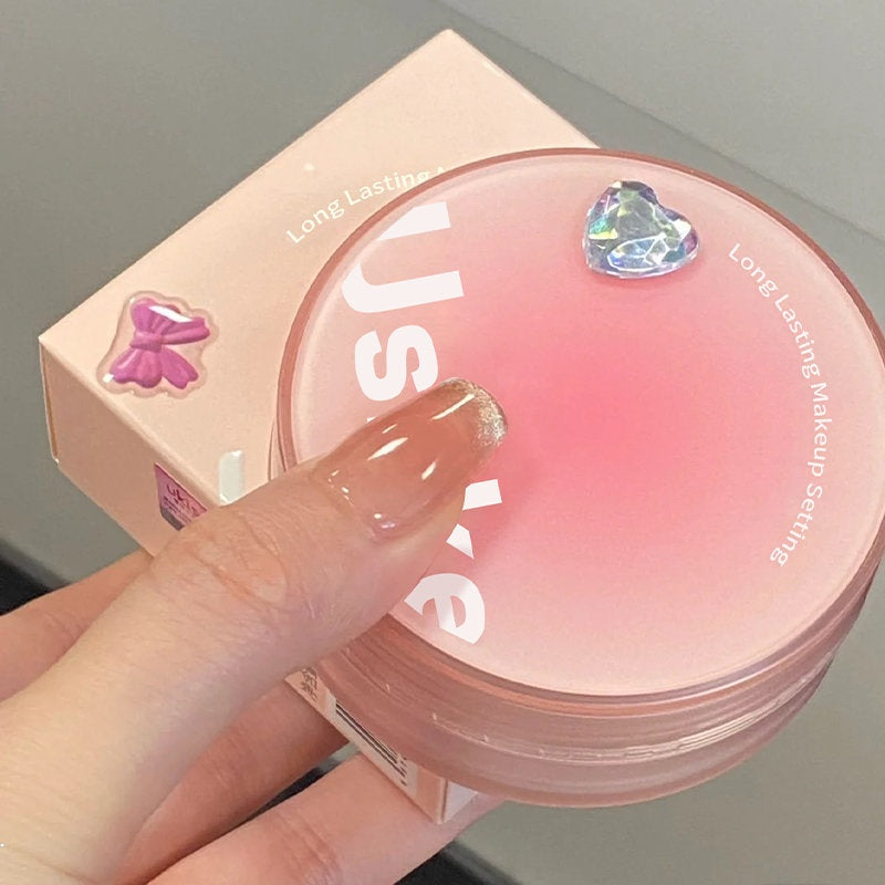 Uslike Jelly Loose Powder Makeup Powder Lasting Good Sealing Not Easy To Take Off Your Makeup Waterproof Conceal Powder