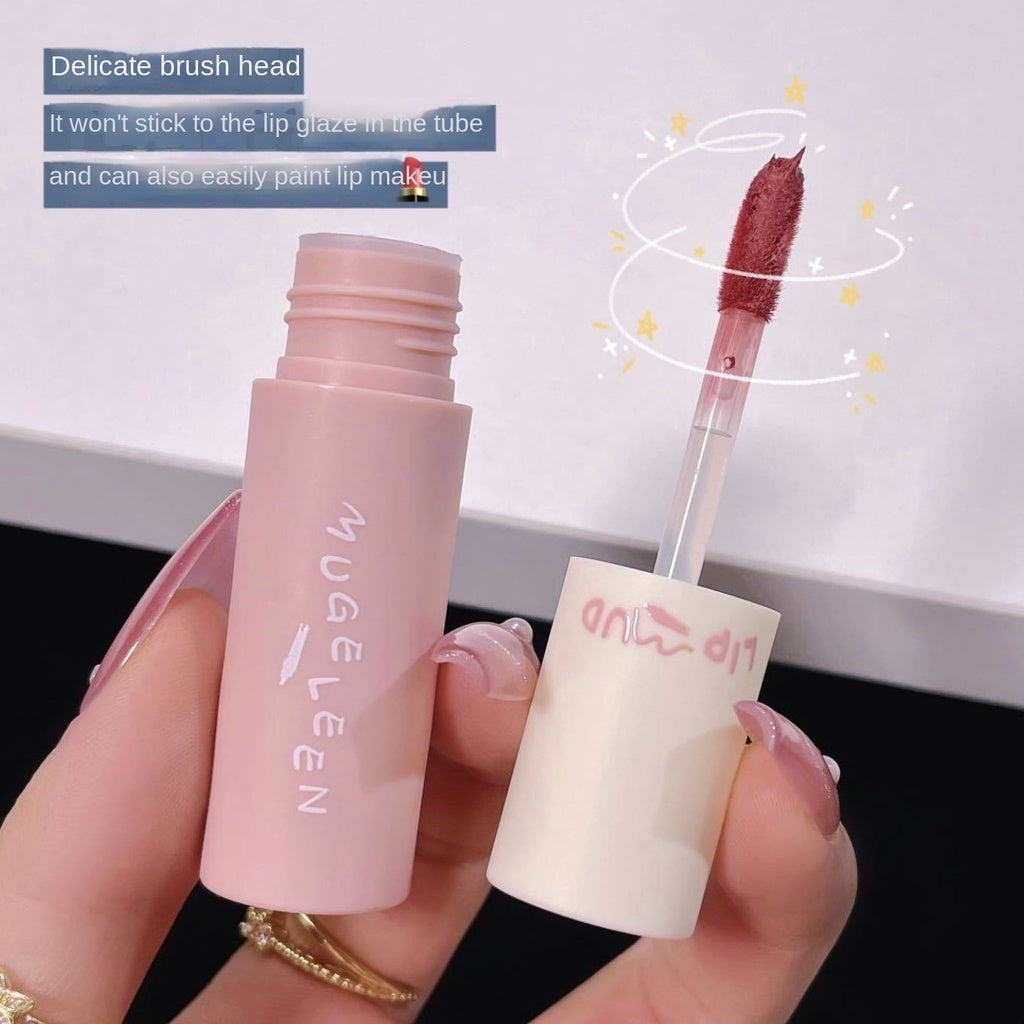 MUGE LEEN Small Powder Tube Lip Gloss Matte Water Proof Lasting Nature Not Easy To Fade Lipstick