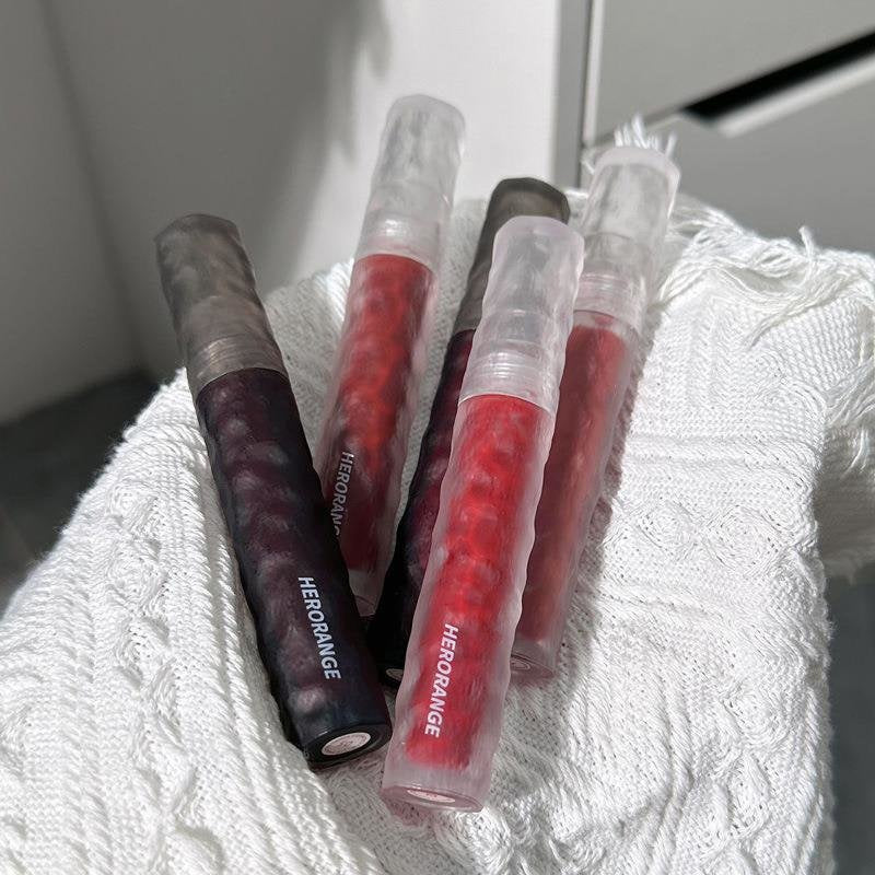 HERORANGE Lip Gloss Frosted Matte Lip Glaze Water Proof Lasting Nature Lipstick