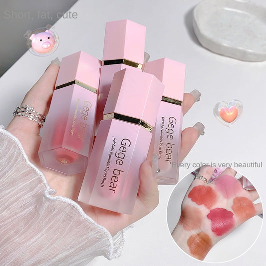 Gege Bear Liquid Blush Moisturize Matte Nature Contouring Water Proof Lasting Blush