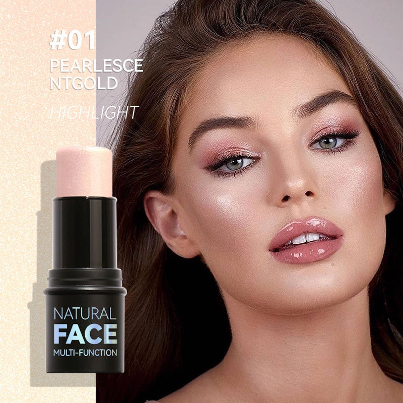 Highlight Contouring Stick Nose Shadow Contour Brighten Up The Face Blush Cream Moisturize Water Proof Lasting Multifunctional Makeup