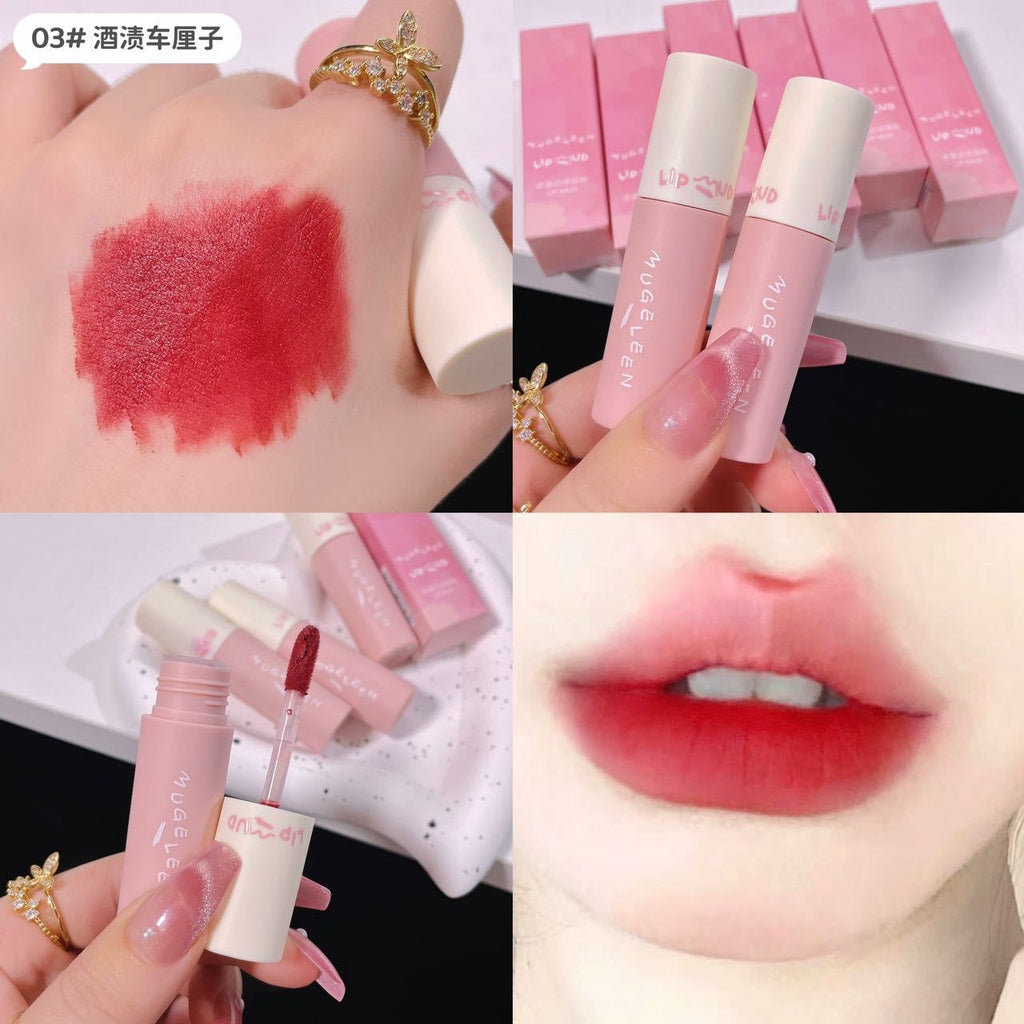 MUGE LEEN Small Powder Tube Lip Gloss Matte Water Proof Lasting Nature Not Easy To Fade Lipstick