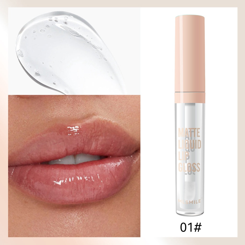 Lip Gloss Mirror Surface Matte Moisturize Moisturizing Lasting Non Stick Cup Does Not Fade Liquid Lipstick