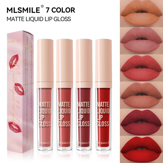 Lip Gloss Mirror Surface Matte Moisturize Moisturizing Lasting Non Stick Cup Does Not Fade Liquid Lipstick