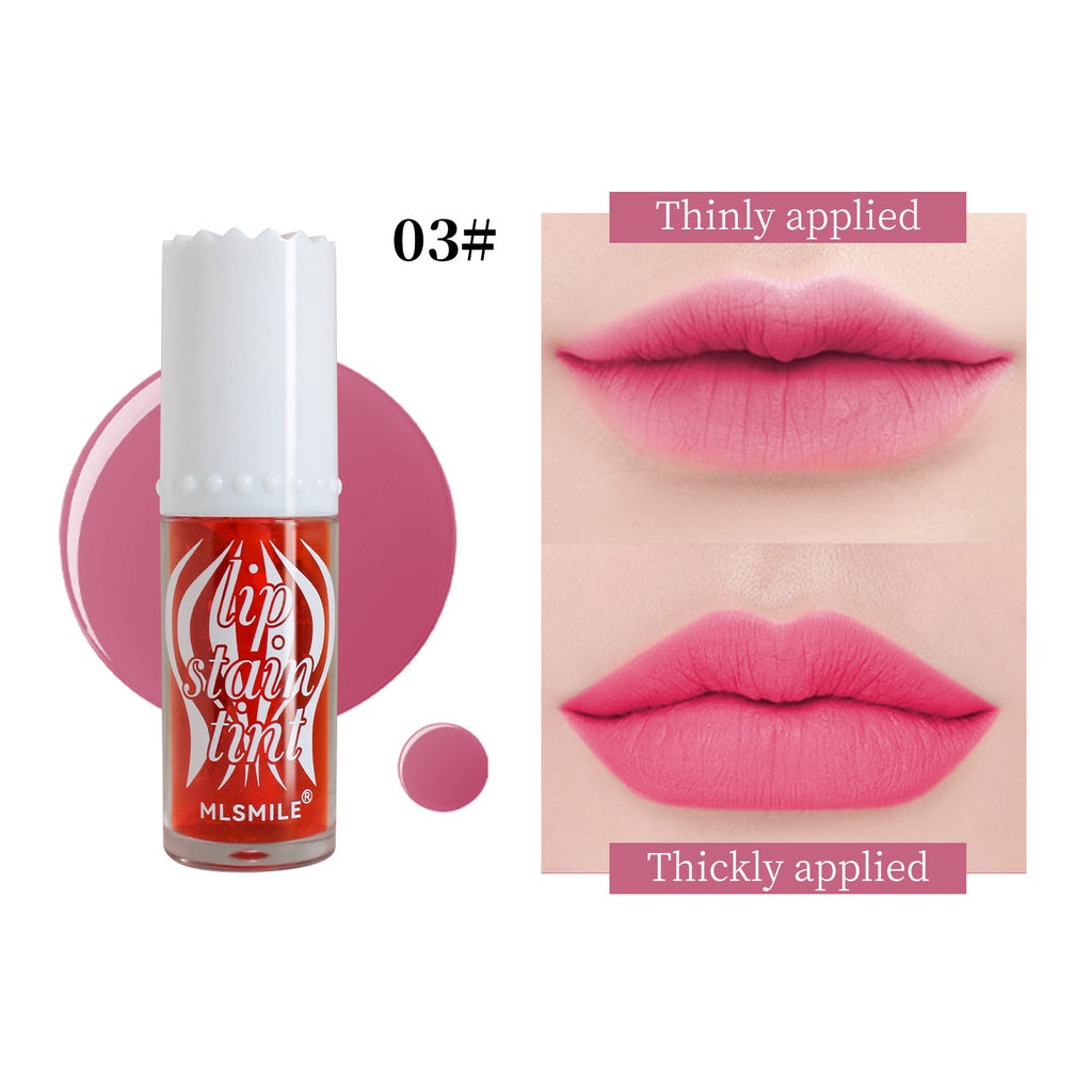 Lip Gloss Lasting Non Stick Cup Lip and Cheek Dual Use Moisturize Water Proof Liquid Lipstick