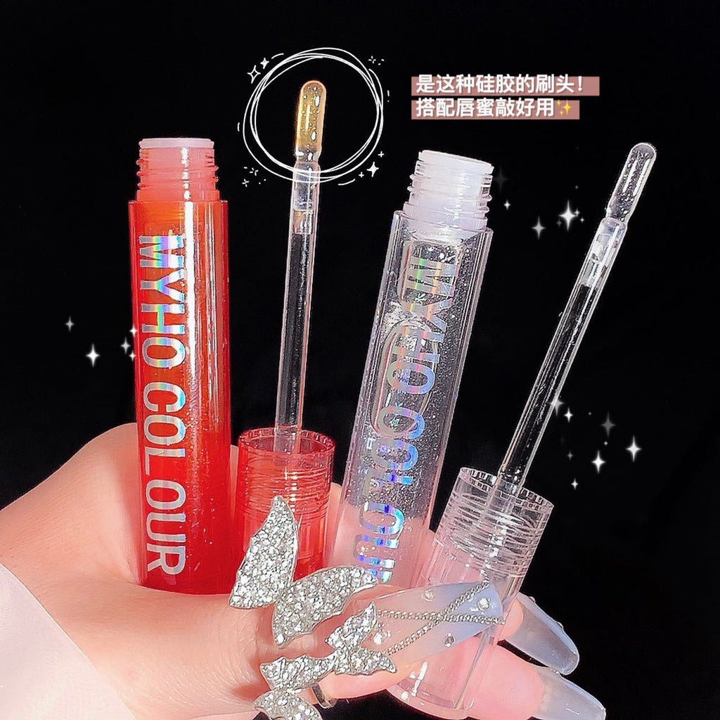 MyHo Lip Gloss Transparent Moisturize Lip Oil Mirror Surface Lip Glaze Water Proof Lasting Lipstick