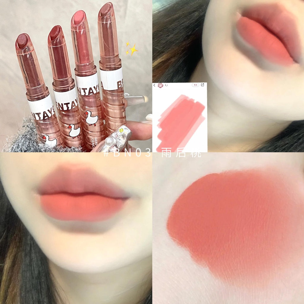 Bentayga Big White Goose Graffiti Lipstick Pen Matte Velvet Not Easily Faded Lipstick Summer Recommendation Water Proof Lasting Lip Gloss