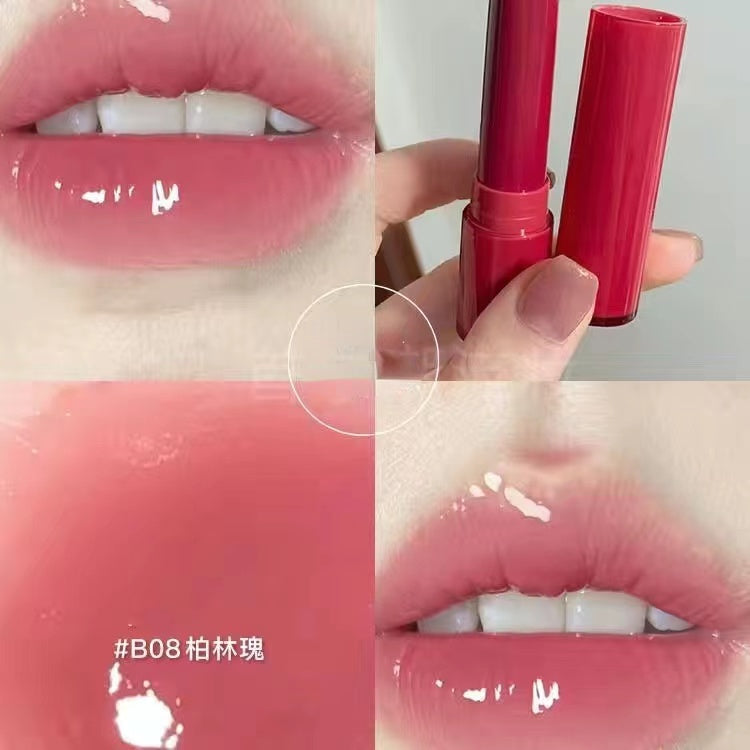 HERORANGE Red Lipstick Mirror Moisturize Moisturizing Water Proof Lasting Lip Gloss