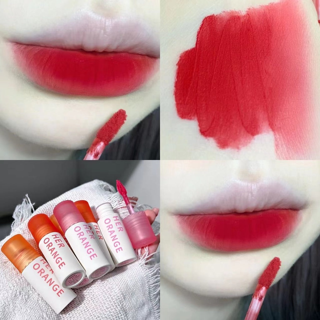 HERORANGE Lip Gloss Matte Moisturize Water Proof Not Easy To Fade Lasting Lipstick