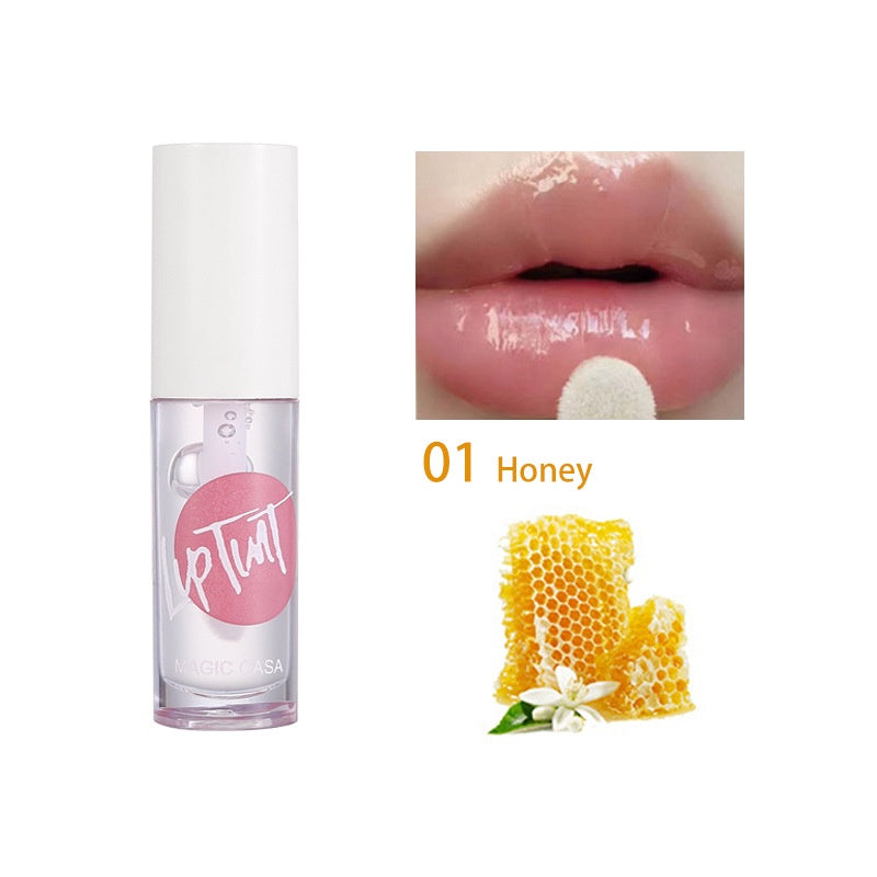 MAGIC CASA Lip Oil Sweet Fruit Flavor Lip Gloss Moisturizing Moisturize Lasting Water Proof Lipstick