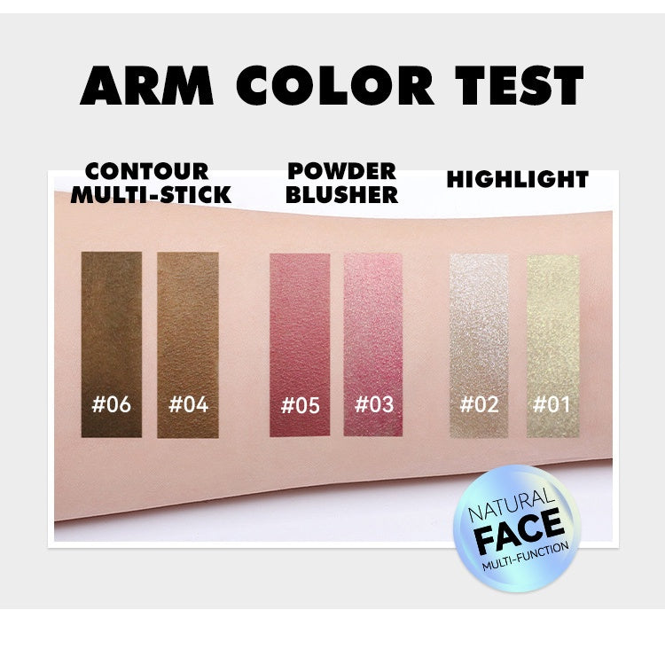 Highlight Contouring Stick Nose Shadow Contour Brighten Up The Face Blush Cream Moisturize Water Proof Lasting Multifunctional Makeup