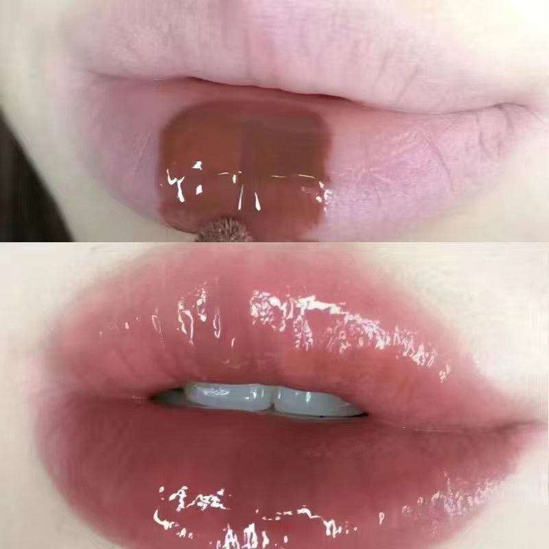 HERORANGE Spring and Summer Lip Gloss Mirror Surface Moisturize Moisturizing Water Proof Lasting Not Easy To Fade Lipstick