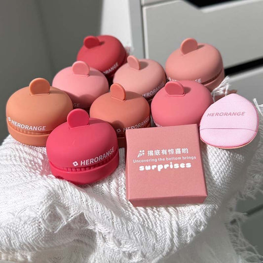 HERORANGE Cute Blush Matte Water Proof Lasting Monochrome Cheek Blusher