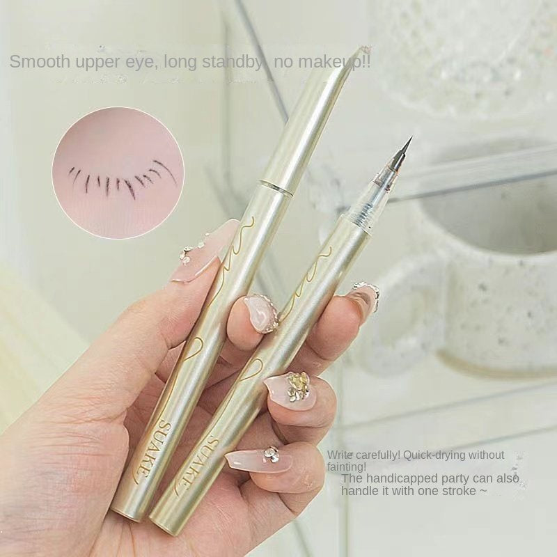 SUAKE Eyeliner Pencil Quick Dry Smooth Water Proof Sweat Resistant Lasting Difficult To Smudge Liquid Eyeliner