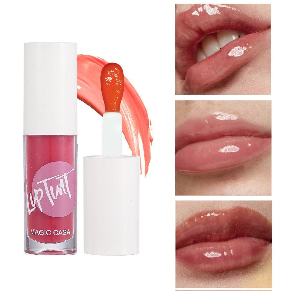 MAGIC CASA Lip Oil Sweet Fruit Flavor Lip Gloss Moisturizing Moisturize Lasting Water Proof Lipstick