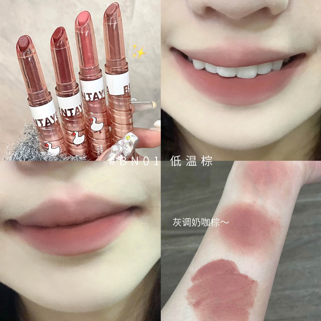 Bentayga Big White Goose Graffiti Lipstick Pen Matte Velvet Not Easily Faded Lipstick Summer Recommendation Water Proof Lasting Lip Gloss