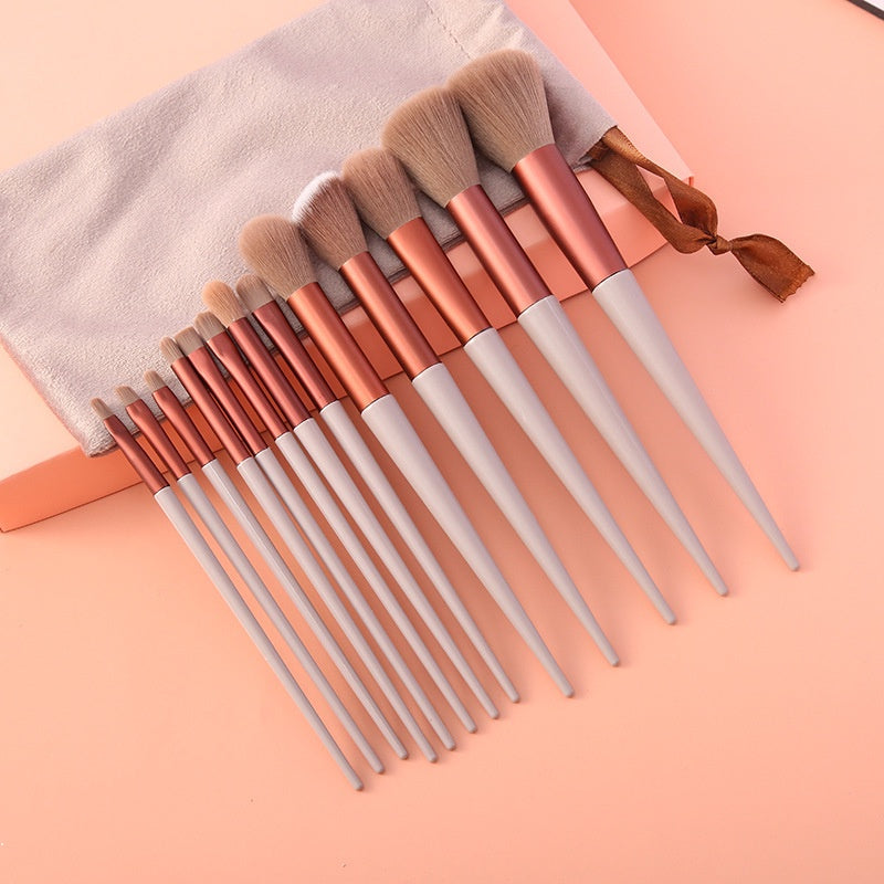 Makeup Brush Soft Highlight Blush Conceal Lip Brush Eye Shadow Brush Makeup Brush Set 13PCS