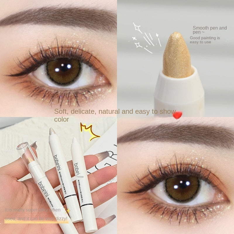 Eye Shadow Highlight Pen Brighten Eye Pearlescent Matte Water Proof Eye Shadow Stick