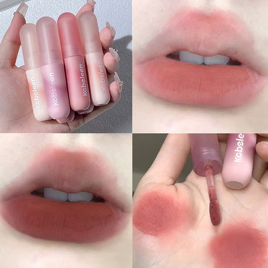 KOBELEEN Lip Gloss Velor Matte Water Proof Lasting Not Easy To Fade Lipstick【COLORKEY Same Style】