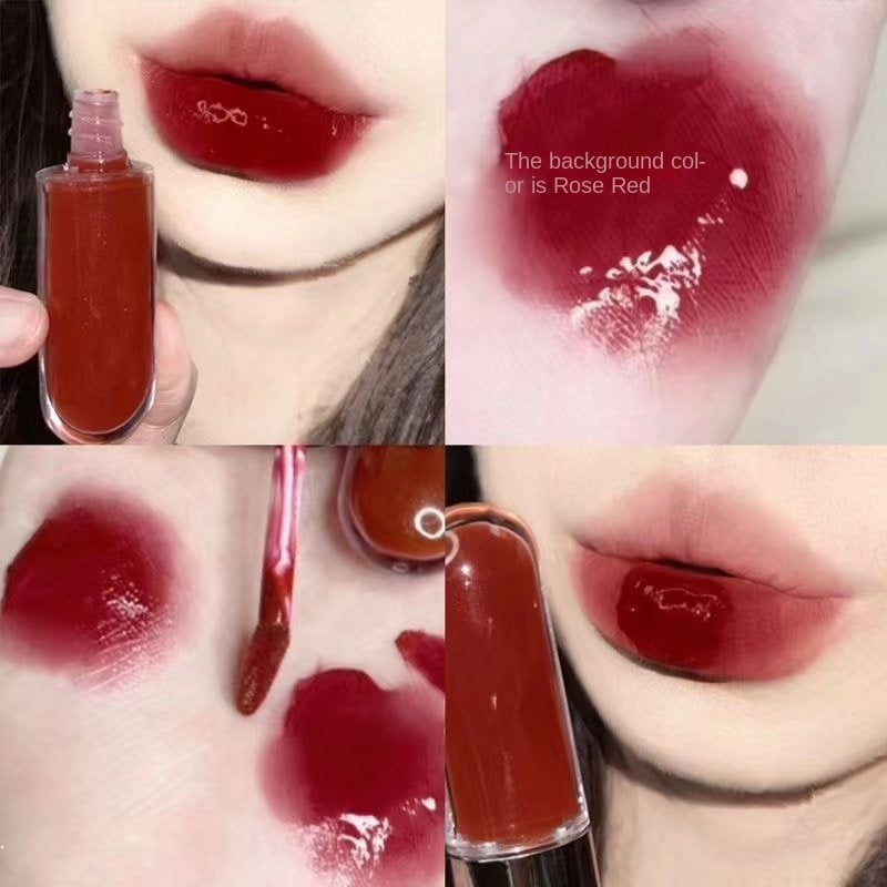 HERORANGE Double Ended Lip Gloss Transparent Mirror Surface Moisturize Moisturizing Water Proof Not Easy To Fade Lip Glaze Lipstick