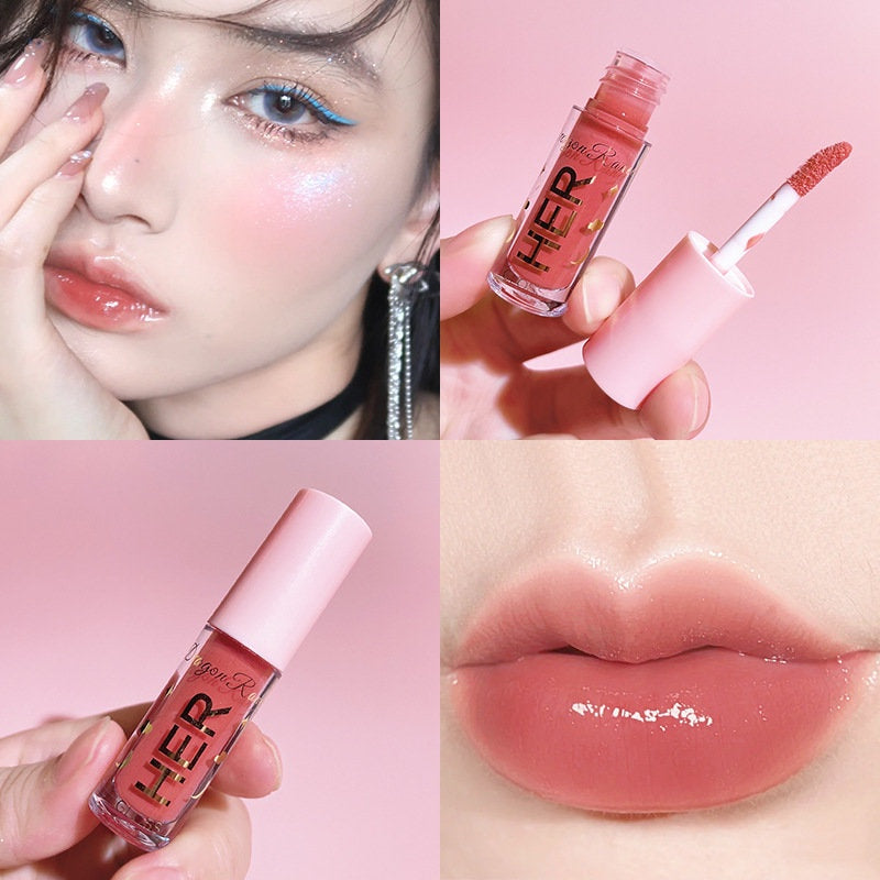 Mirror Surface Lip Gloss Moisturize Moisturizing Lip Glaze Water Proof Lasting Not Easy To Fade Jelly Lipstick