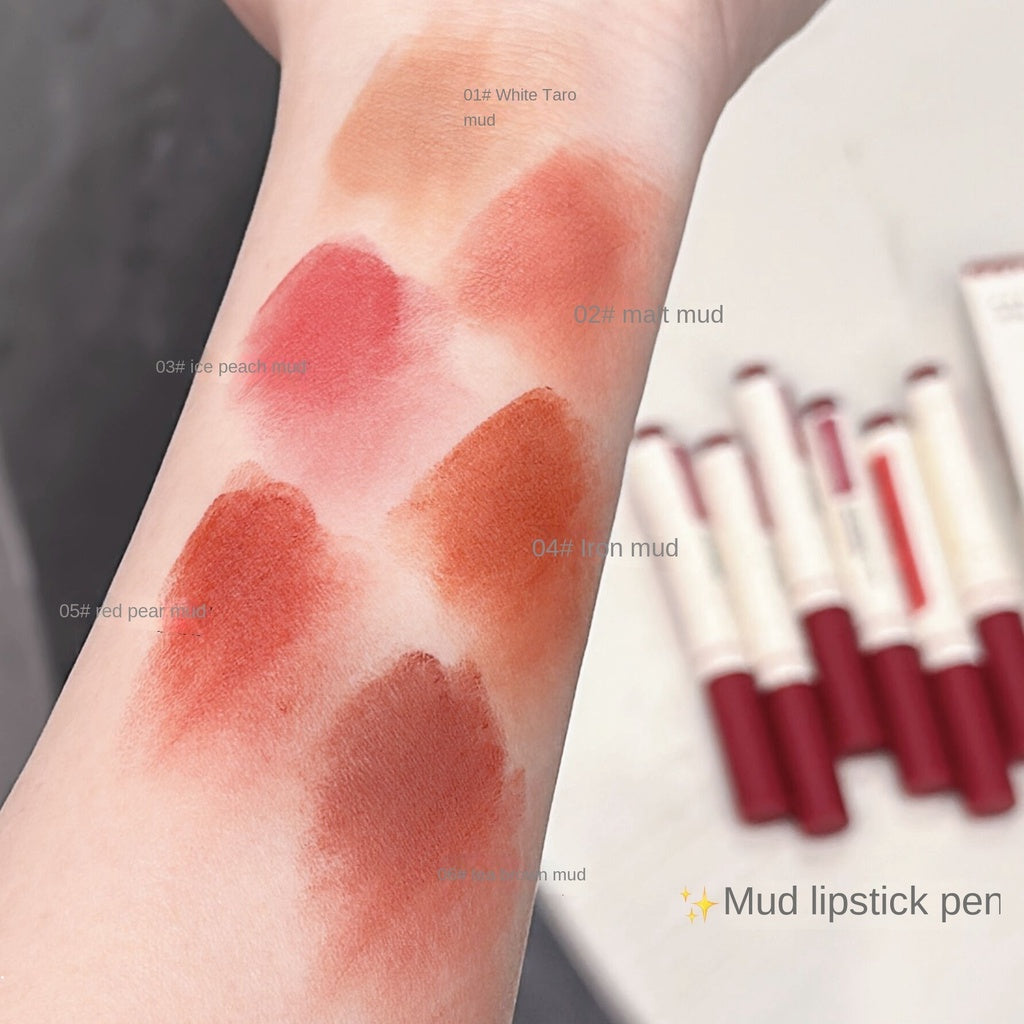 Gege Bear Crayon Lipstick Matte Water Proof Lasting Not Easy To Fade Lipstick Pen