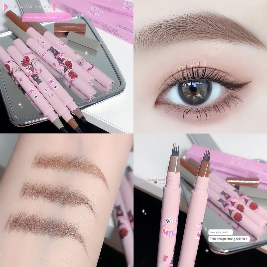 SWEETMINT Eyebrow Pencil Water Proof Lasting Not Easy To Fade Dense Nature Liquid Eyebrow Pencil