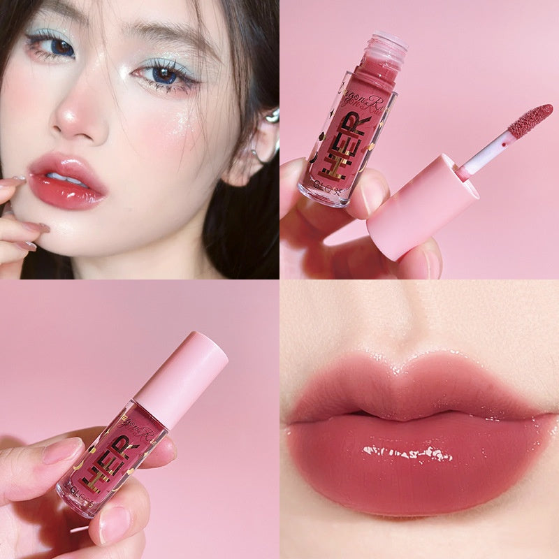 Mirror Surface Lip Gloss Moisturize Moisturizing Lip Glaze Water Proof Lasting Not Easy To Fade Jelly Lipstick