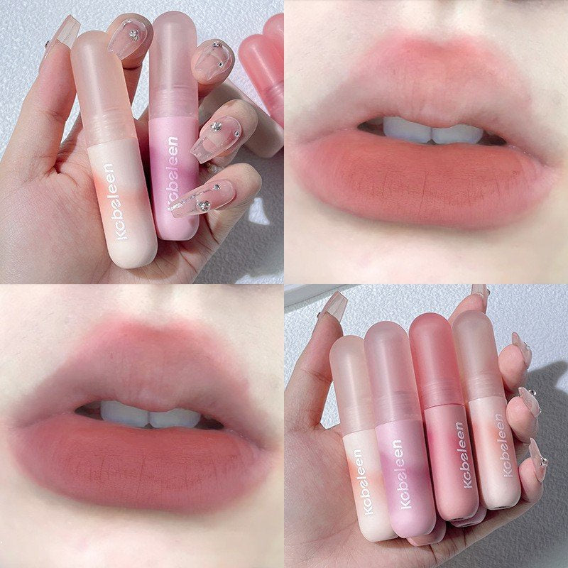 KOBELEEN Lip Gloss Velor Matte Water Proof Lasting Not Easy To Fade Lipstick【COLORKEY Same Style】