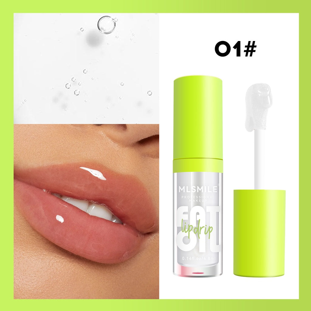 Lip Gloss Moisturize Moisturizing Lip Oil Water Proof Fine Flash Transparent Lipstick