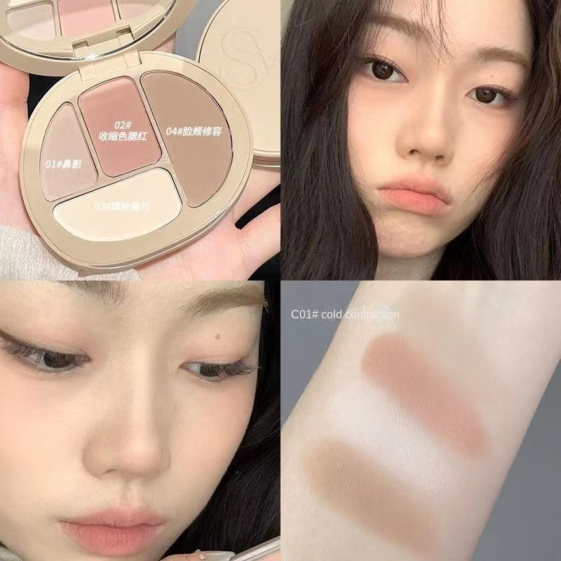 SWEET MINT Highlight Contouring Blush Brighten Matte Moisturize Water Proof Sweatproof Lasting Makeup