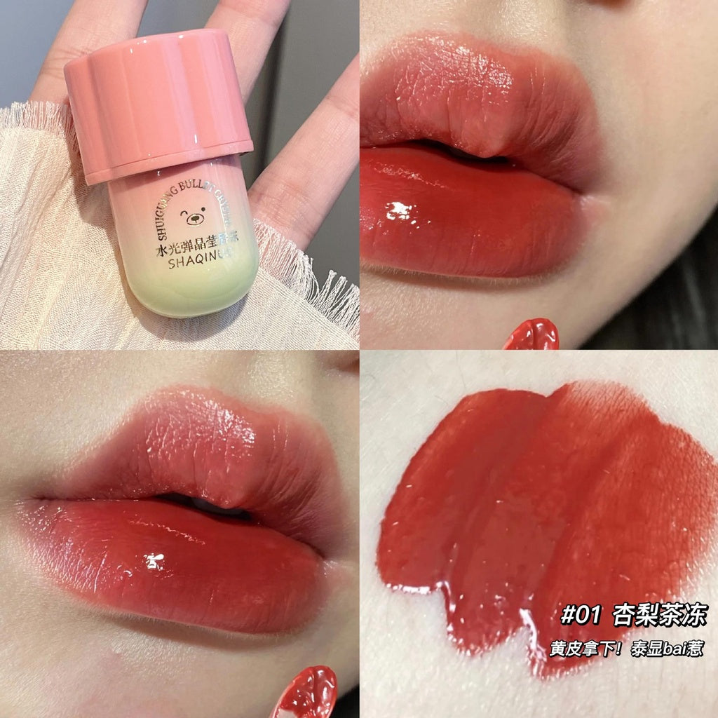 Flower Lip Gloss Moisturize Moisturizing Water Proof Lasting Not Easy To Fade Lipstick