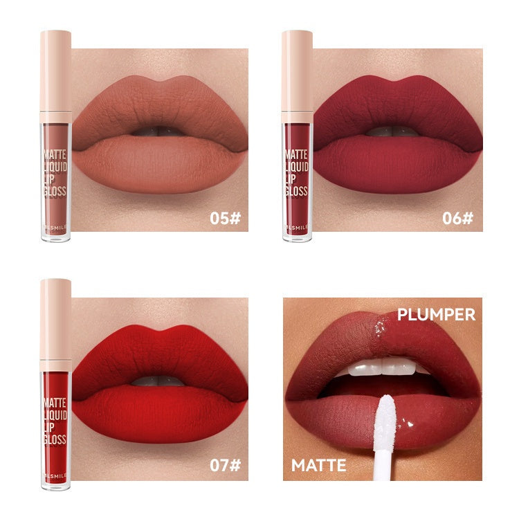 Lip Gloss Mirror Surface Matte Moisturize Moisturizing Lasting Non Stick Cup Does Not Fade Liquid Lipstick