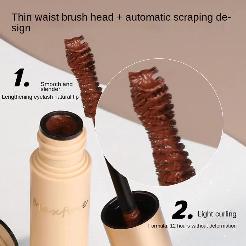 Maxfine Mascara Curling Water Proof Lengthening Long-wearing Dense Volumizing Mascara