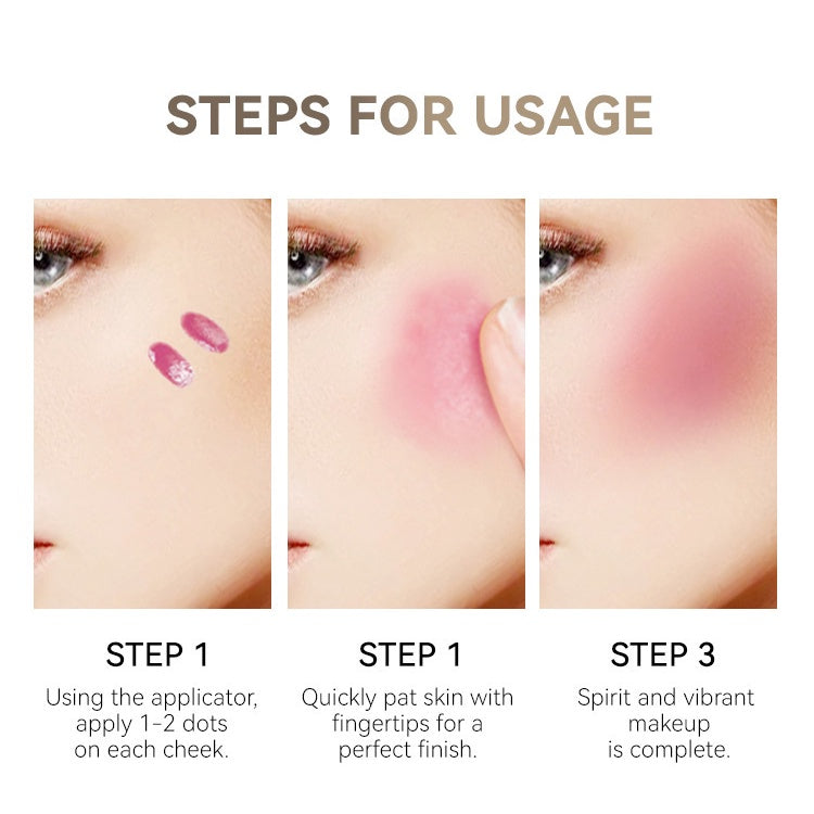 Liquid Blush Moisturize Water Proof Not Easy To Fade Highlighter Eye Shadow Contouring Nature Blush