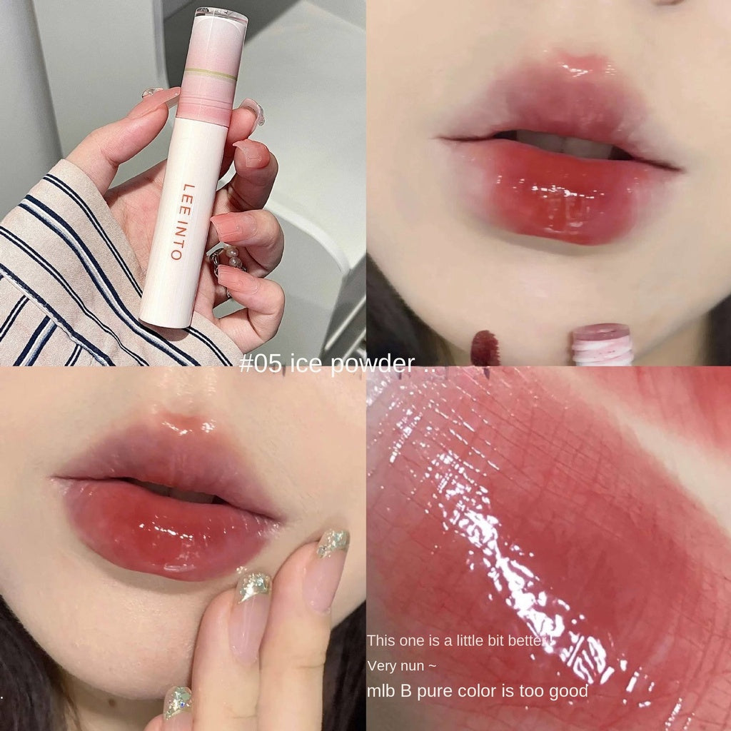 LEE INTO Lip Gloss Mirror Surface Moisturizing Moisturize Water Proof Lasting Not Easy To Fade Lipstick