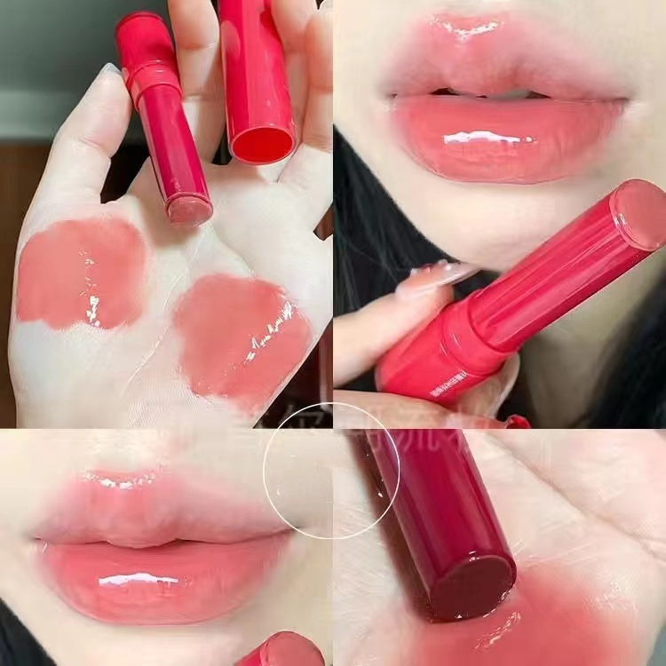 HERORANGE Red Lipstick Mirror Moisturize Moisturizing Water Proof Lasting Lip Gloss