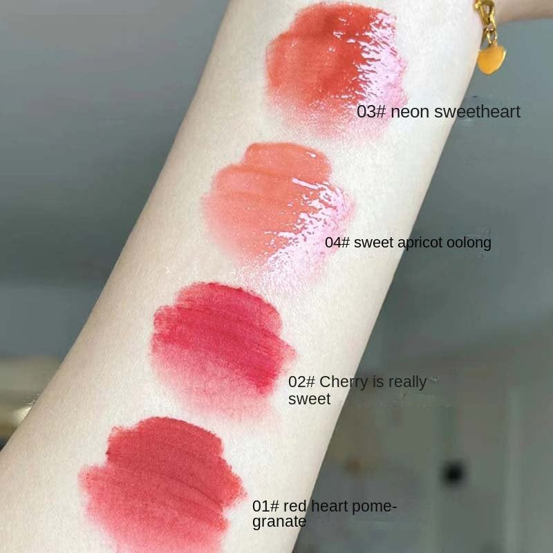 Kekemood Lip Gloss Matte Mirror Surface Moisturize Water Proof Not Easy To Fade Nature Lipstick