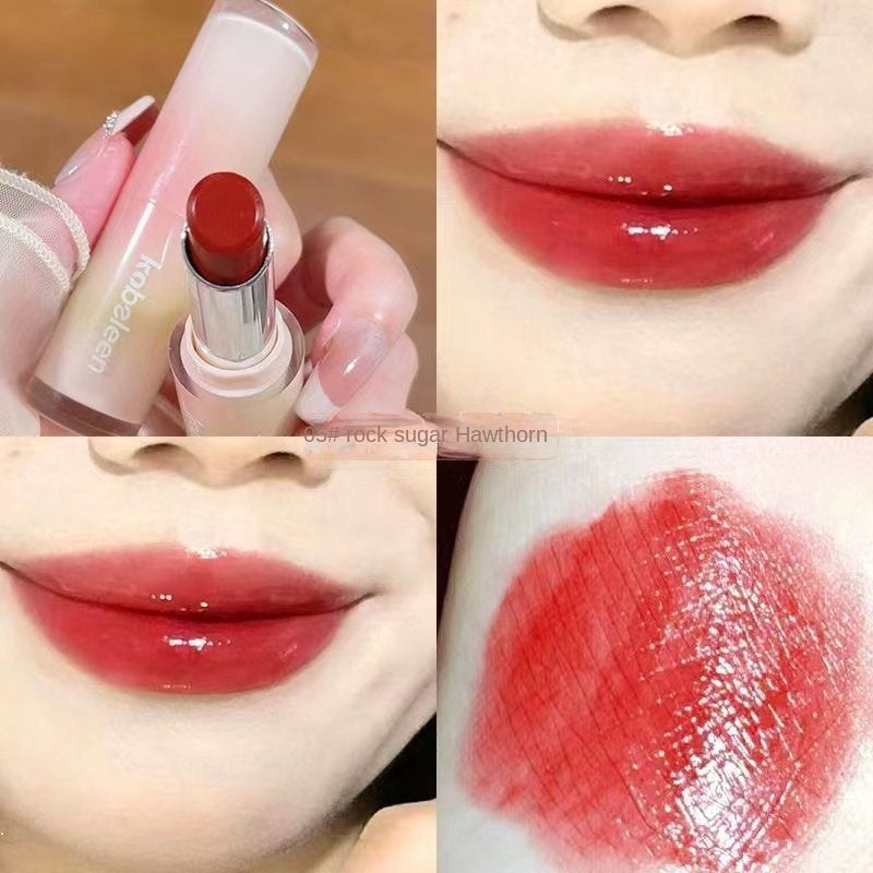 Kobeleen Lipstick Ice Cubes Velvet Matte Moisturize Moisturizing Water Proof Lip Gloss