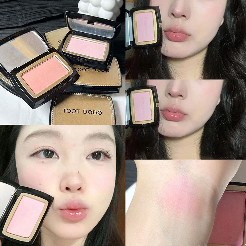 Toot Dodo Blush Nature Brighten Expansion Color Contouring Pressed Powder Water Proof Lasting Not Easy To Fade Highlight Blush Palette