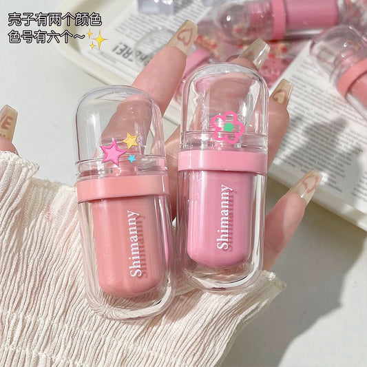 Popsicle Mirror Surface Lip Glaze Lip Gloss Moisturize Moisturizing Water Proof Lipstick