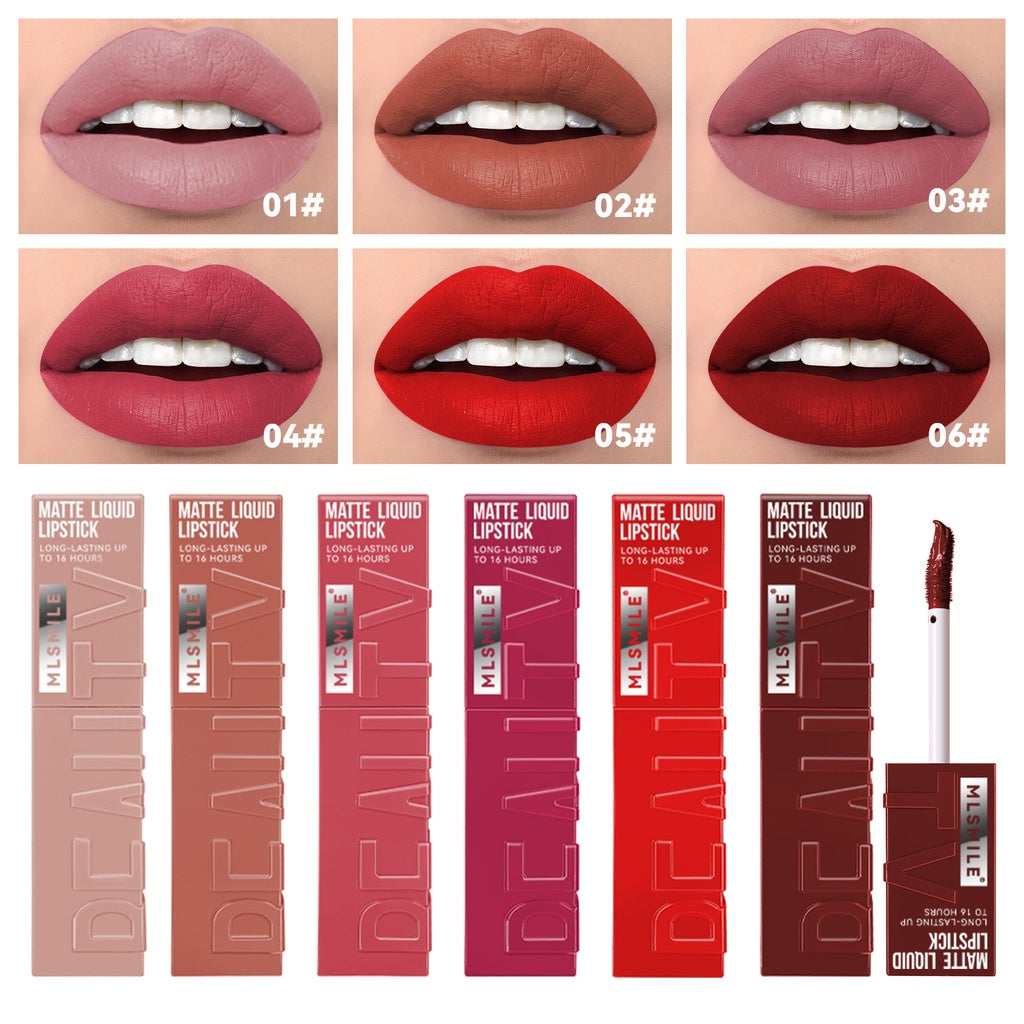 Lip Gloss Matte Moisturize Not Easy To Fade Lasting Water Proof Nature Liquid Lipstick