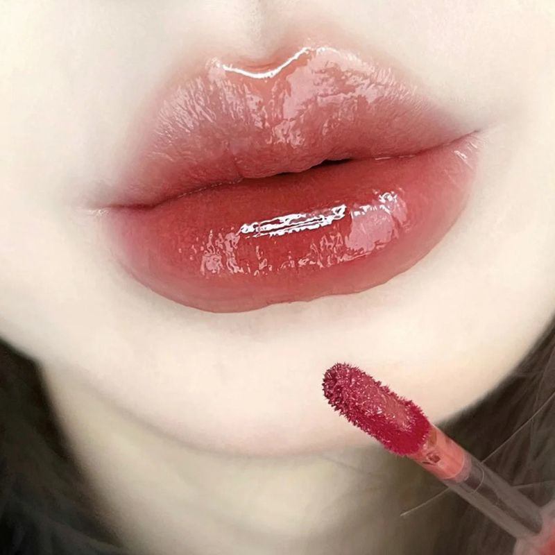 Hexagon Mirror Surface Lip Gloss Moisturize Moisturizing Water Proof Not Easy To Fade Lipstick