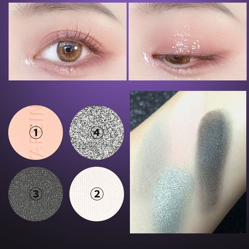 Eye Shadow Dark Series Matte Pearlescent Shiny Water Proof Lasting Not Easy To Fade Eyeshadow Palette