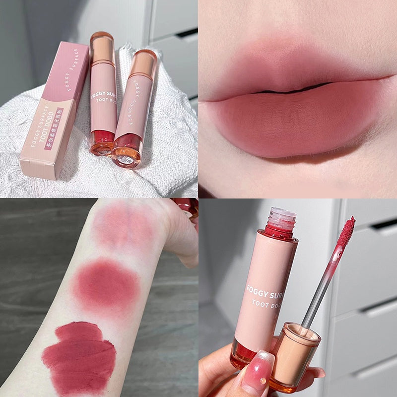 Toot Dodo Brown Lip Gloss Matte Water Proof Lasting Not Easy To Fade Lipstick