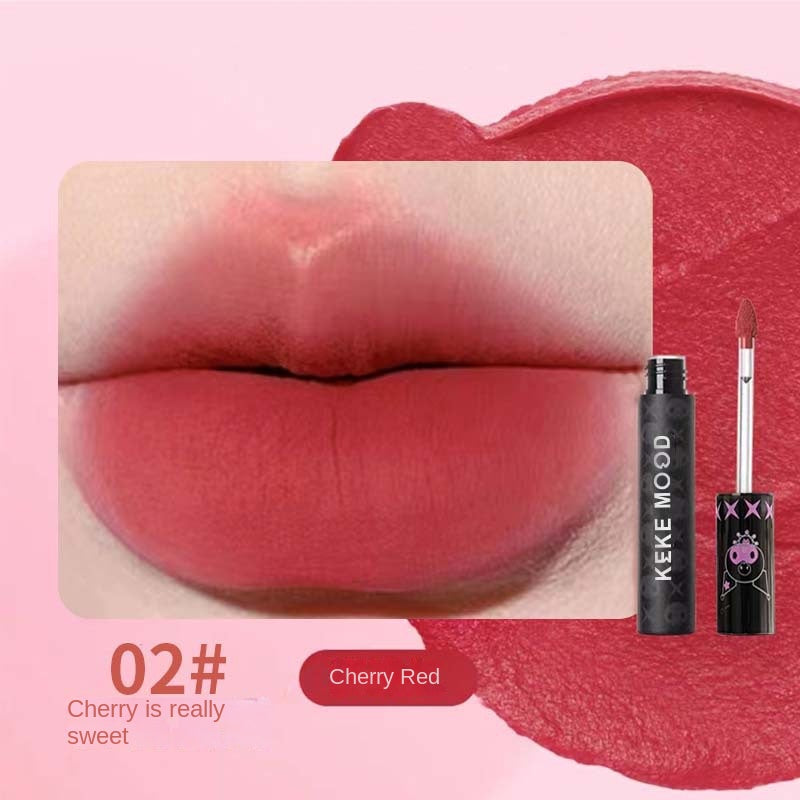 Kekemood Lip Gloss Matte Mirror Surface Moisturize Water Proof Not Easy To Fade Nature Lipstick