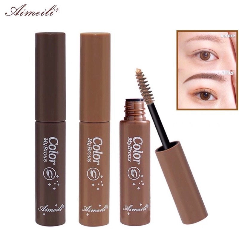 Novo 3D Eyelashes and Mascara Beautiful Lines, Waterproof, Eyebrows Not Faint Dark Brown Natural Brown Cosmetic Long Eyebrow